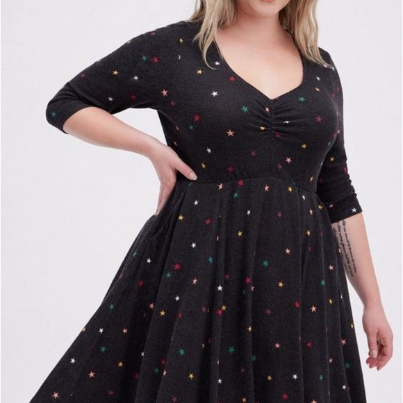 torrid Dresses & Skirts - TORRID SIZE 6 Mini Super Soft Plush Skater Dress